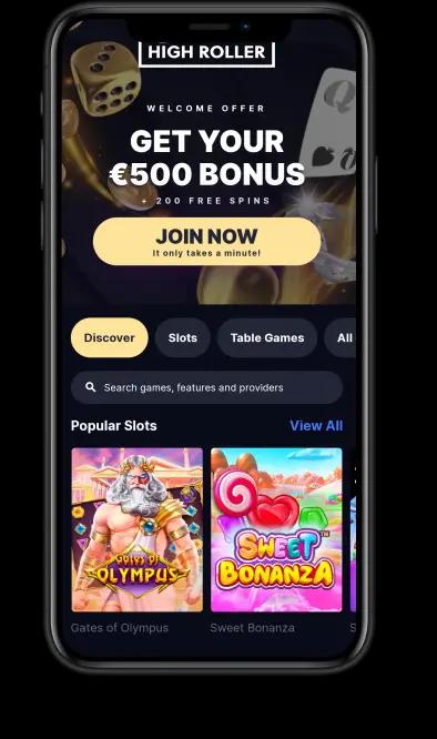 HighRoller Casino mobile